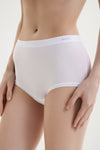 Janira Cotton Flexie Adapt High Brief A010768 White