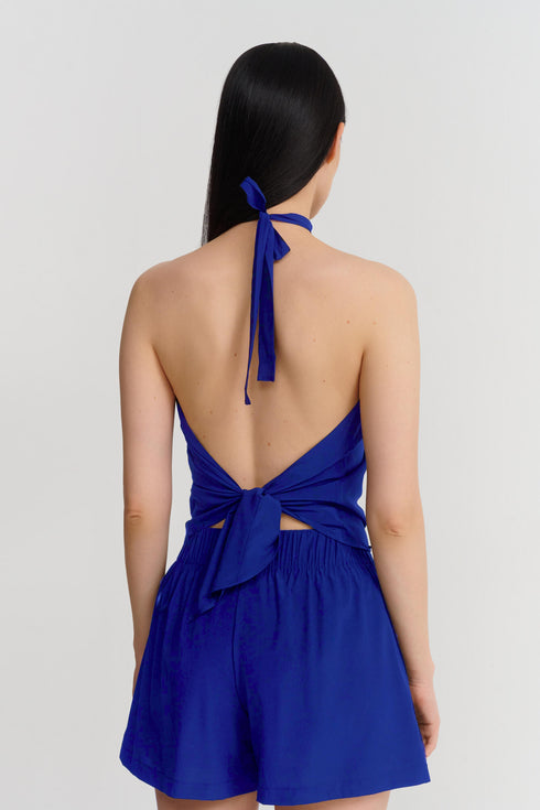 Shan Céline Silk scarf top