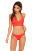 Luli Fama Last Fling RED HOT RING RUCHED BOTTOM