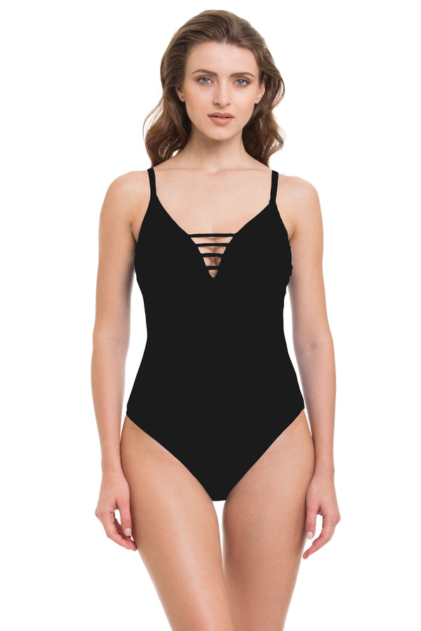 Profile by Gottex Java V Neck One Piece
