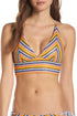 Luli Fama Plaza España Halter Cross Back Bustier Top