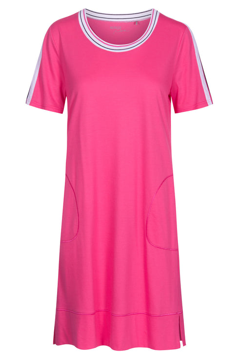 Rosch Pure Nightdress short sleeve opened cuffs