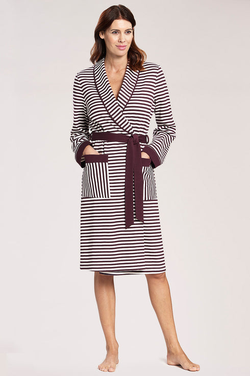 Rosch Smart Casual Robe long sleeve wrap-around pockets