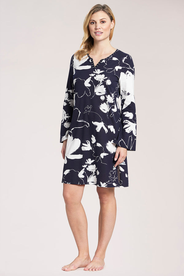 Rosch Smart Casual Nightdress long sleeve opened cuffs