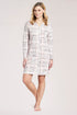 Rosch Smart Casual Nightdress long sleeve button-through