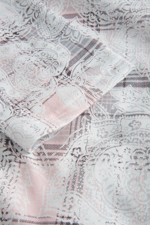 Rosch Smart Casual Nightdress sleeve , button panel round neck