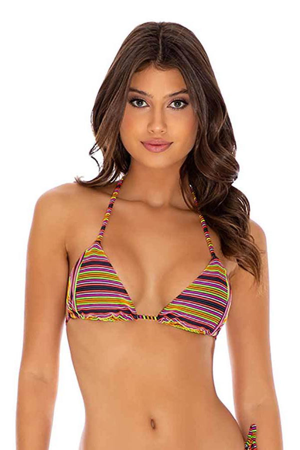 Luli Fama Jungle Glow SEAMLESS TRIANGLE TOP