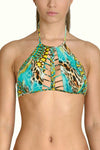 Luli Fama Moon Princess Strings To Braid Halter Top