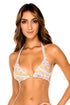 Luli Fama Alhambra TRIANGLE HALTER TOP