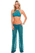 Luli Fama Cosita Buena Crochet Illusion Halter Top