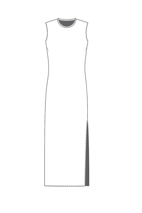 Shan Sofia Elegant sleeveless maxi dress