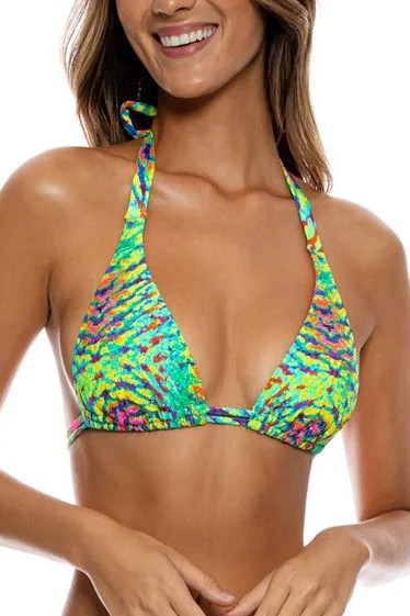 Luli Fama Oasis Babe TRIANGLE HALTER TOP