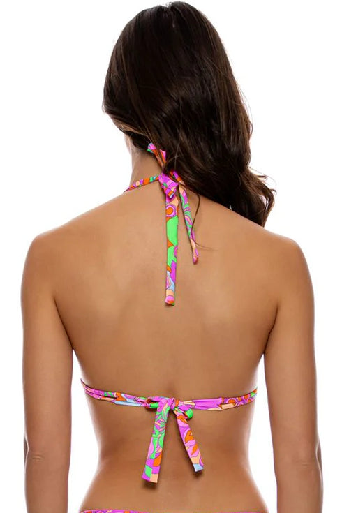 Luli Fama Vivi Il Momento Triangle Halter Top