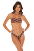 Luli Fama Jungle Glow PUSH UP BANDEAU TOP