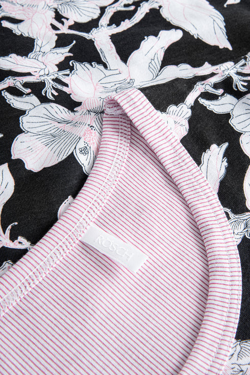 Rosch Nos Nightdress 1/2 sleeve opened cuffs