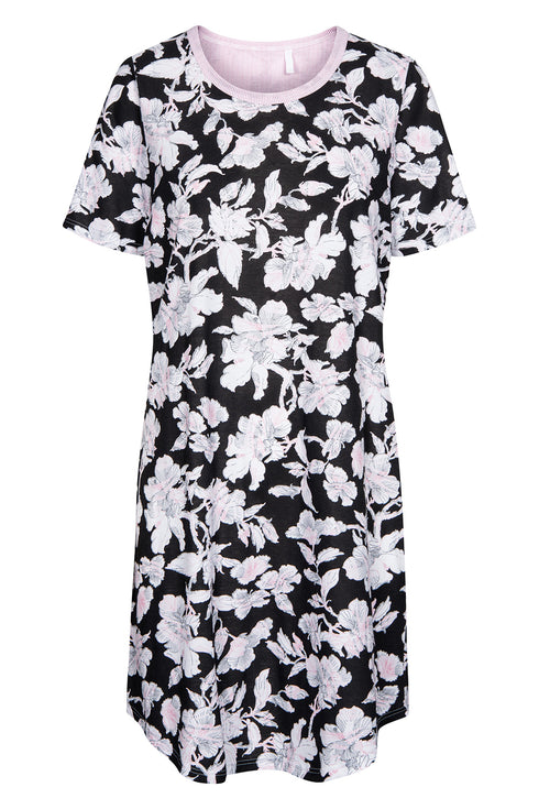 Rosch Nos Nightdress 1/2 sleeve opened cuffs