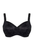 Ulla Viola Bra with underwire and sheer panel