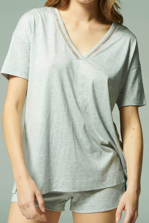 Simone Perele 19s Brume V-neck T-shirt