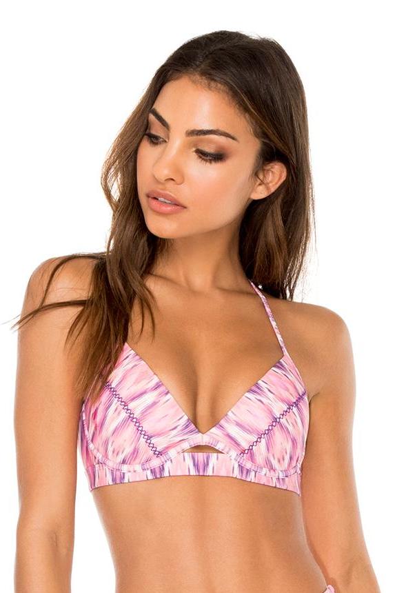 Luli Fama Cadiz Peek A Boo Underwire Top