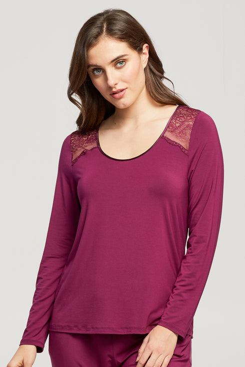 Fleur't Fashion Mix & Match Long Sleeve With Back Keyhole