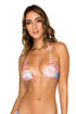 Luli Fama Dynasty Crystallized Seamless Triangle Top
