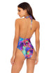 Luli Fama Isla Holbox TIE FRONT HIGH LEG ONE PIECE