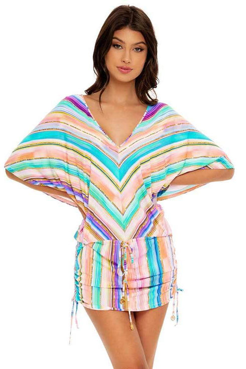 Luli Fama Heat Waves CABANA DRESS