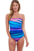Gottex Midnight Light Midnight Light Bandeau One Piece Swimsuit