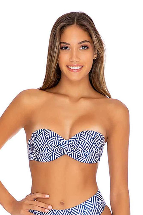 Luli Fama Mesmerized PUSH UP BANDEAU TOP