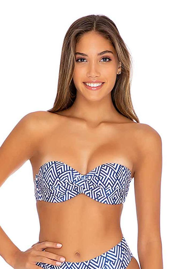 Luli Fama Mesmerized  PUSH UP BANDEAU TOP