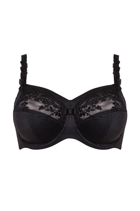 Ulla Ella Bra with underwire and sheer panel