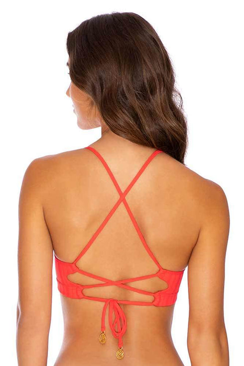 Luli Fama Corazon De Seda PEEK-A-BOO UNDERWIRE TOP