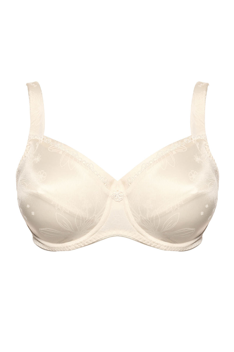 Ulla Viola Bra with underwire and sheer panel CHAMPAGNE buy for