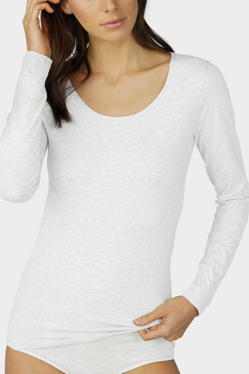 Mey Serie Cotton Pure Long-Sleeved Shirt