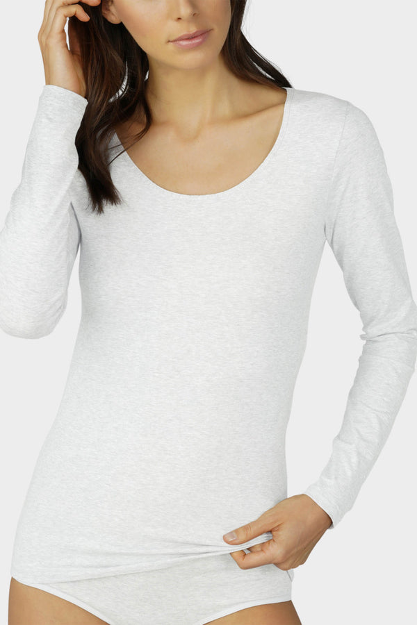 Mey Serie Cotton Pure Long-Sleeved Shirt