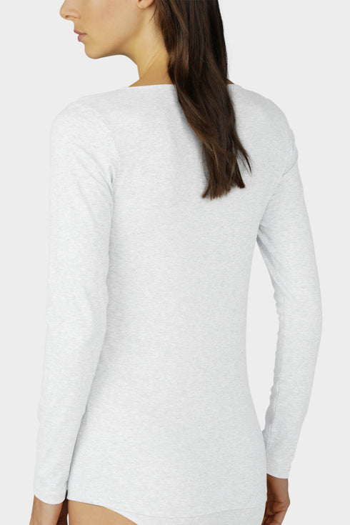 Mey Serie Cotton Pure Long-Sleeved Shirt