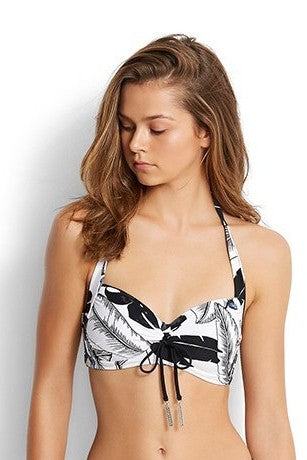 Seafolly Palm Beach Soft Cup Halter Bikini Top