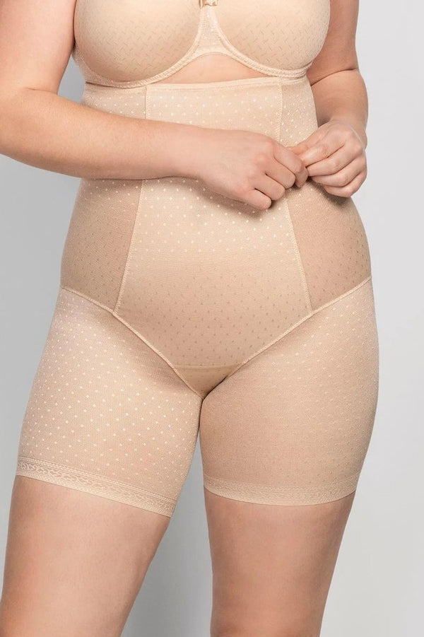 Ulla Meghan High-rise long-leg shorts