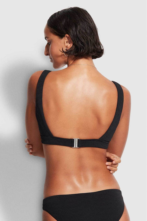 Seafolly Seaside Soiree “V” NECK CROP TOP