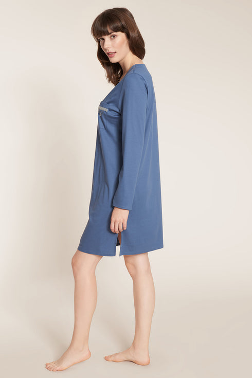 Feraud High Class Big shirt with lurex detail u. Cotton knitting ribbon Zermatt