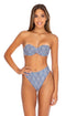 Luli Fama Mesmerized High Leg Banded Waist Bottom