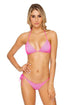 Luli Fama Barbie In Miami Wavey Ruched Back Brazilian Tie Side Bottom