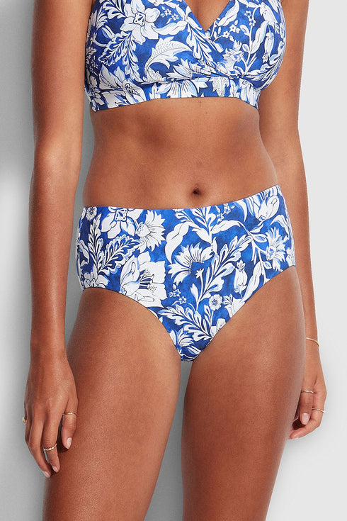 Seafolly Modern Marina Wide Side Retro