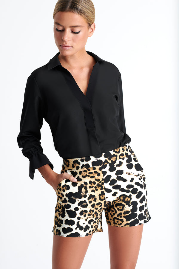 Shan Kawa Shorts cut in printed Lycra - 42020-54-950