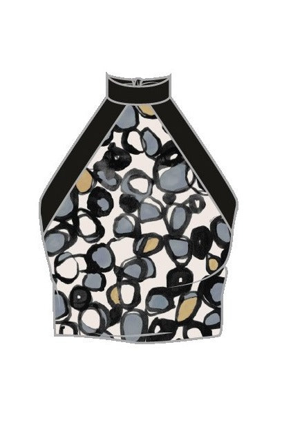 Shan Soie Silk scarf top