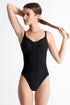 Shan Kawa U-neckline One-Piece