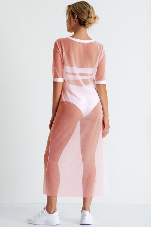 Shan Livia Long mesh dress