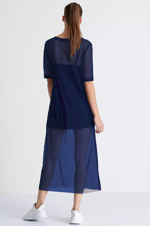 Shan Livia Long mesh dress