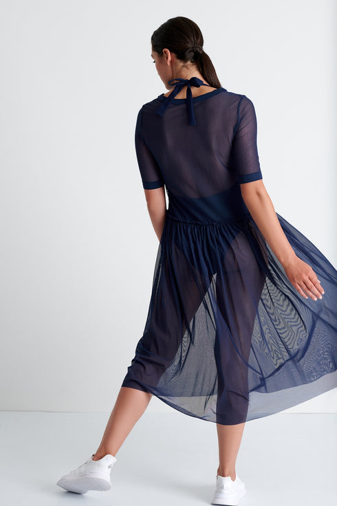 Shan Livia Long mesh dress