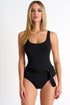 Shan Fashion Belted one-piece